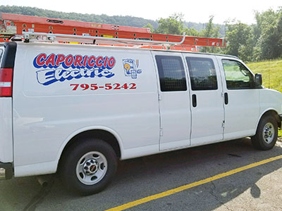 Caporiccio Electric Work Van Caporiccio Electric Work Van